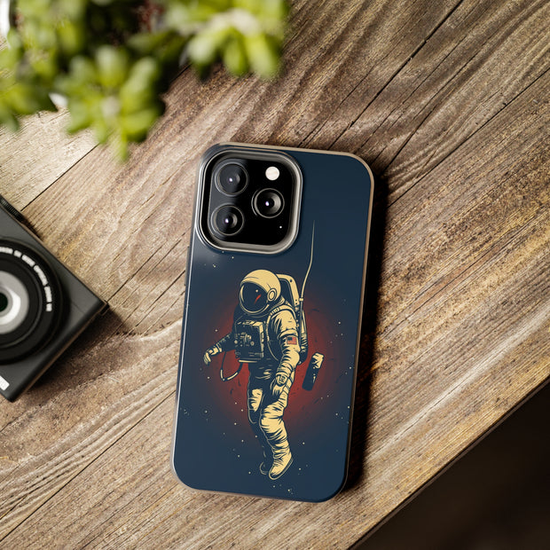 Spacewalk Silhouette Phone Case