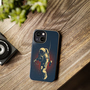 Spacewalk Silhouette Phone Case