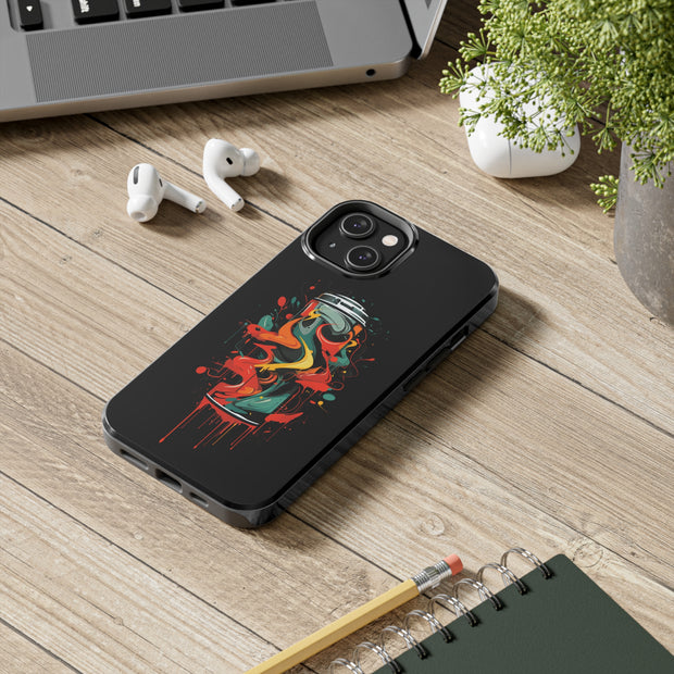 Urban Noir Graffiti Phone Case