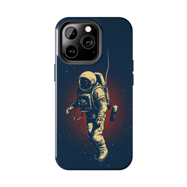 Spacewalk Silhouette Phone Case