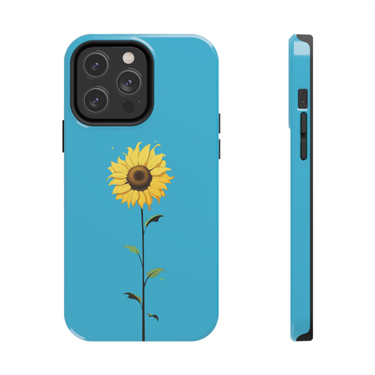 Golden Sunflower Fields Phone Case