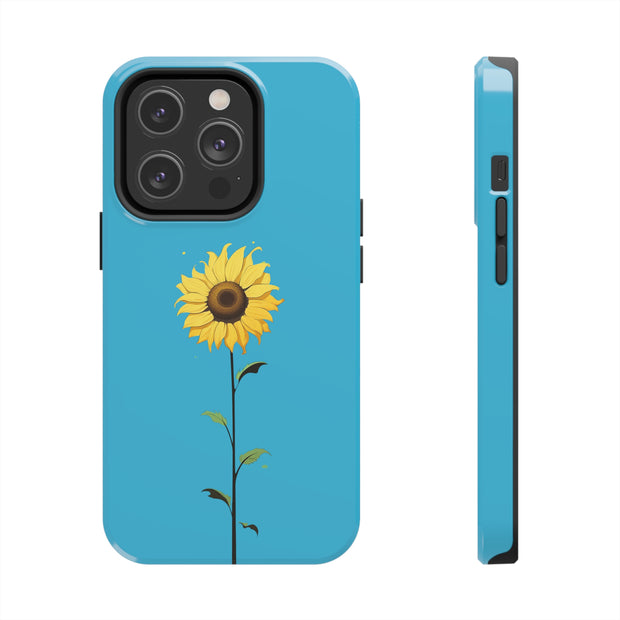 Golden Sunflower Fields Phone Case